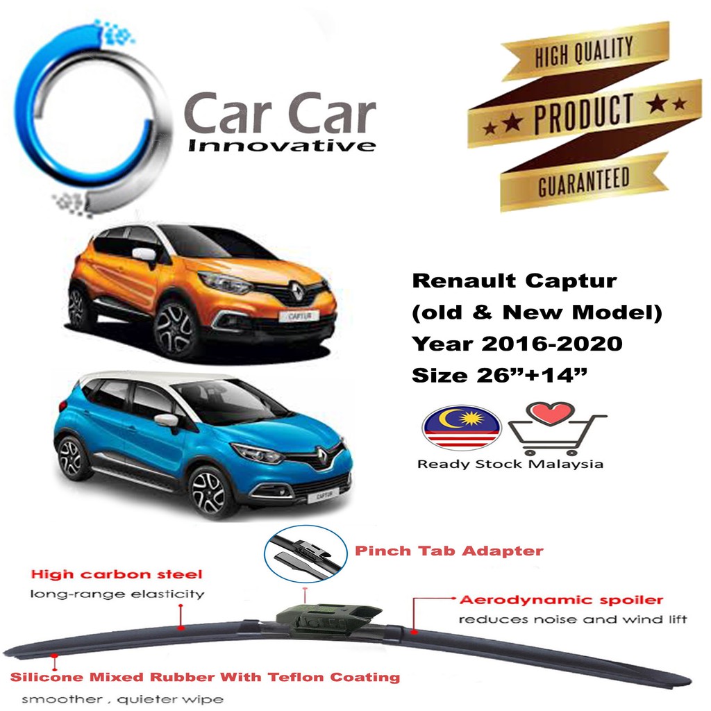 Renault Captur Wiper (Old & New Model) , Wiper Blades, Car Windshield