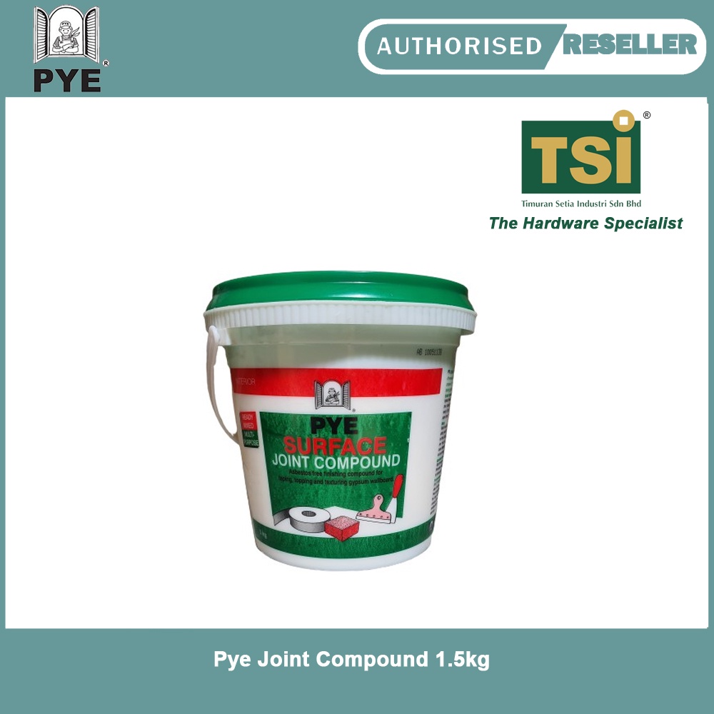 Pye Joint Compound ( 1.5kg / 5kg / 25kg ) | Shopee Malaysia