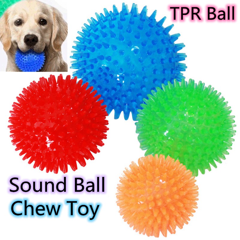 Pet Toys For Golden Retriever Large Dogs Training Funny Chew Thorn ball
