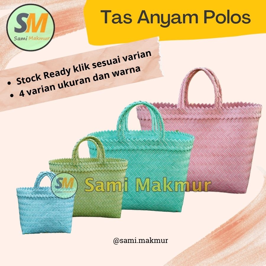 Plain Plastic Woven Bags For Hampers Parcel Souvenirs Gifts Thanks To