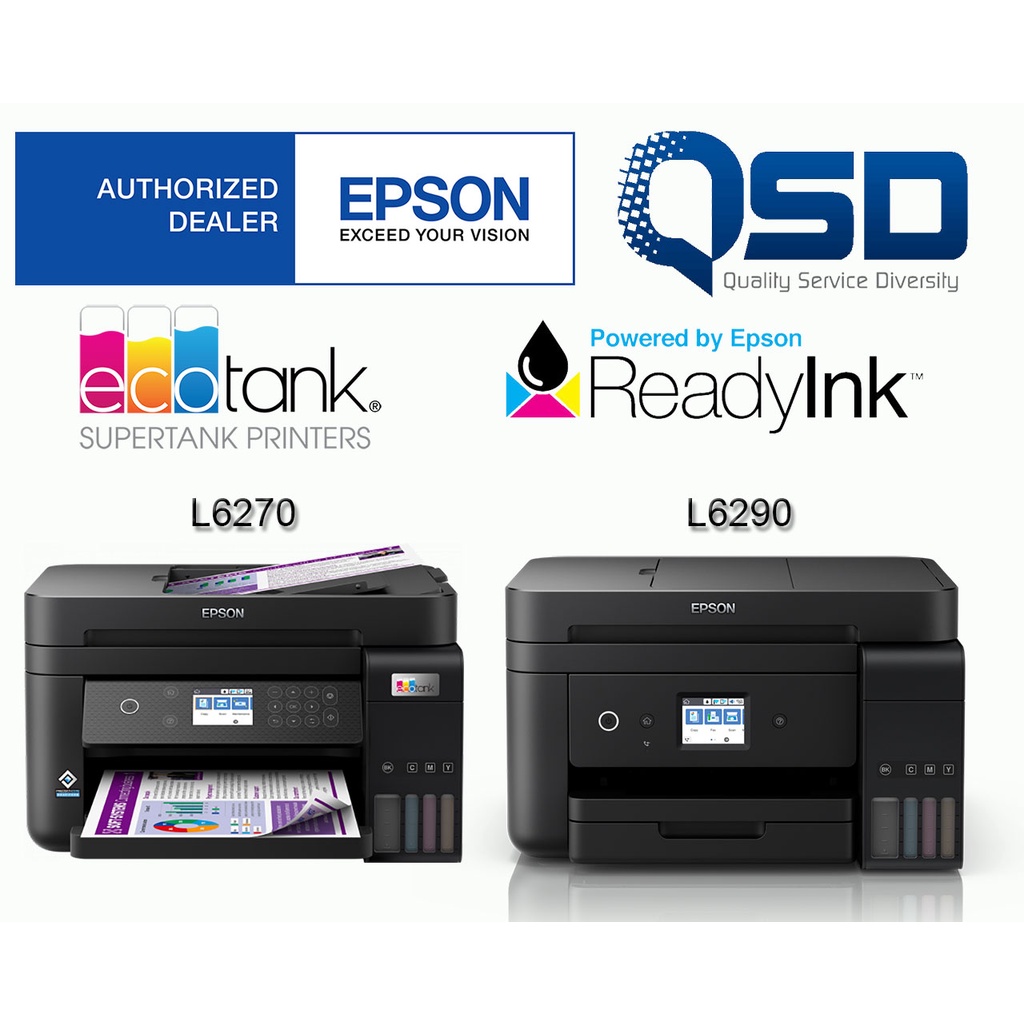 Epson EcoTank L6270 / L6290 A4 WiFi Duplex AllinOne Ink Tank Printer with ADF Shopee Malaysia