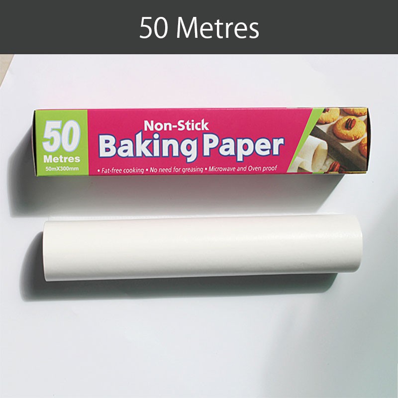 𝗗𝗨𝗔𝗟 𝗦𝗜𝗗𝗘𝗗 》 Non Stick Oil Grease Proof Baking Paper Roll Air Fryer ...