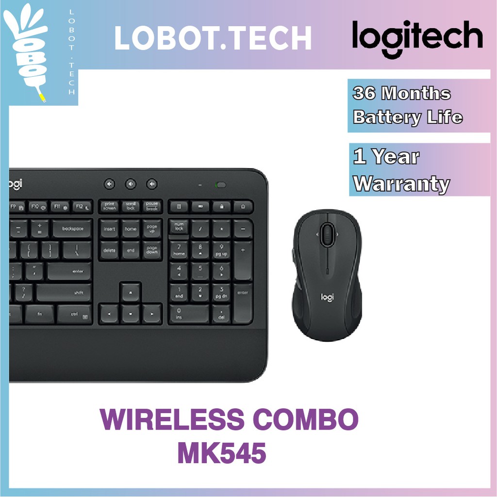 Logitech Mk545 Advanced Wireless Keyboard And Mouse Combo 920 008696 Shopee Malaysia 9863