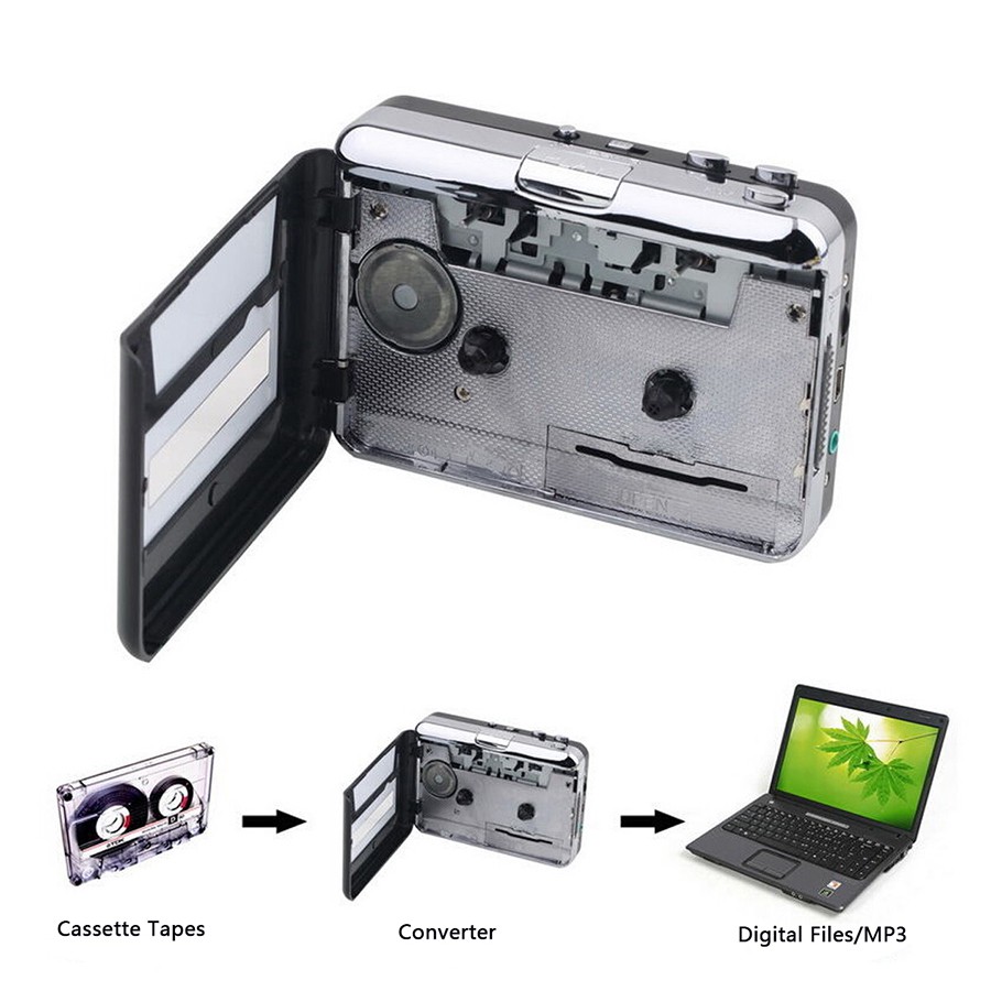 Cassette Player USB Cassette to MP3 Converter Capture Audio Music
