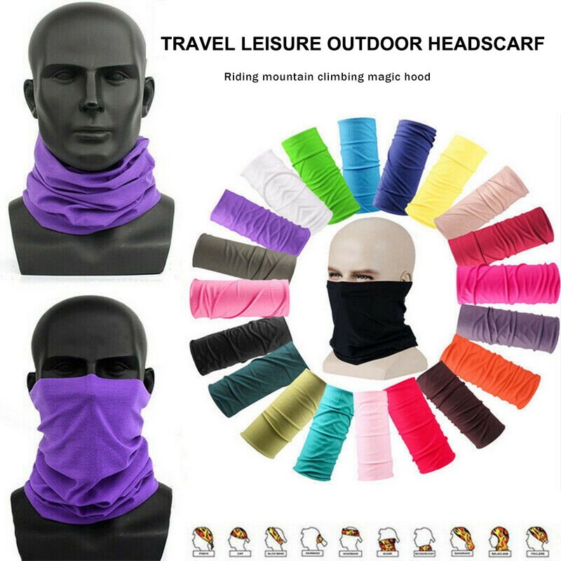 Outdoor Motorcycle Face Mask - Neck Scarf Tube Balaclava For Cycling, Biking & Sports