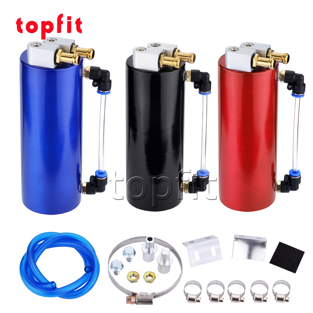 Aluminum Oil Catch Can Reservoir For Go-Karts, Racing Motors & Small Engines