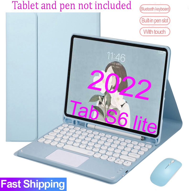 Galaxy Tab S6 Lite Case Keyboard with trackpad For Samsung Galaxy Tab