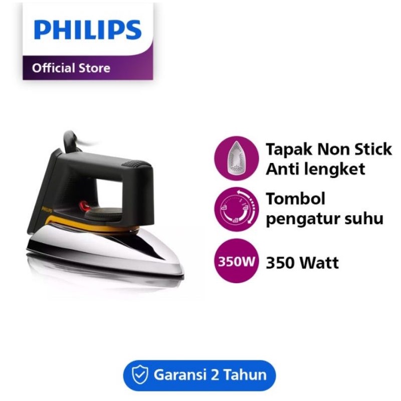 Iron PHILIPS CLASSIC DRY IRON IRON | Shopee Malaysia