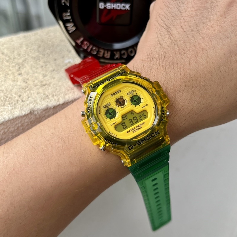 G shock rasta on sale jelly