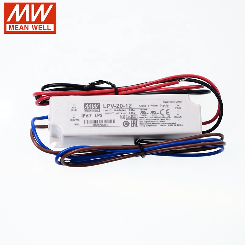 Einbausteckdose Weiß LED Trafo 12V/DC 30W – Wasserdichtes Netzteil IP67 Für Einbaudose LED Trafo 12V 30W Wasserfest