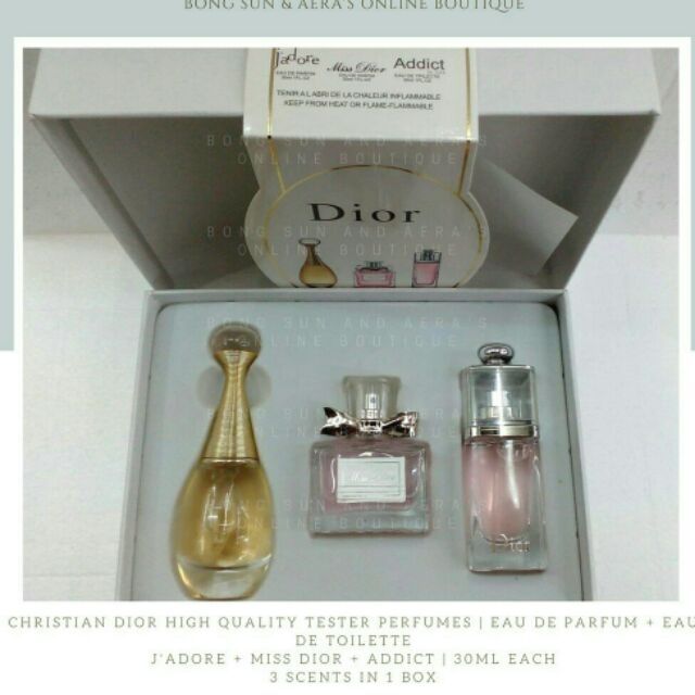 Gift set Dior 3 in 1 perfume for Women Shopee Malaysia