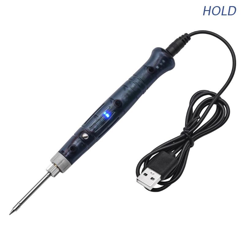 HOLD 5V 8W USB Solder Iron Set Portable Mini Electric Soldering Tools