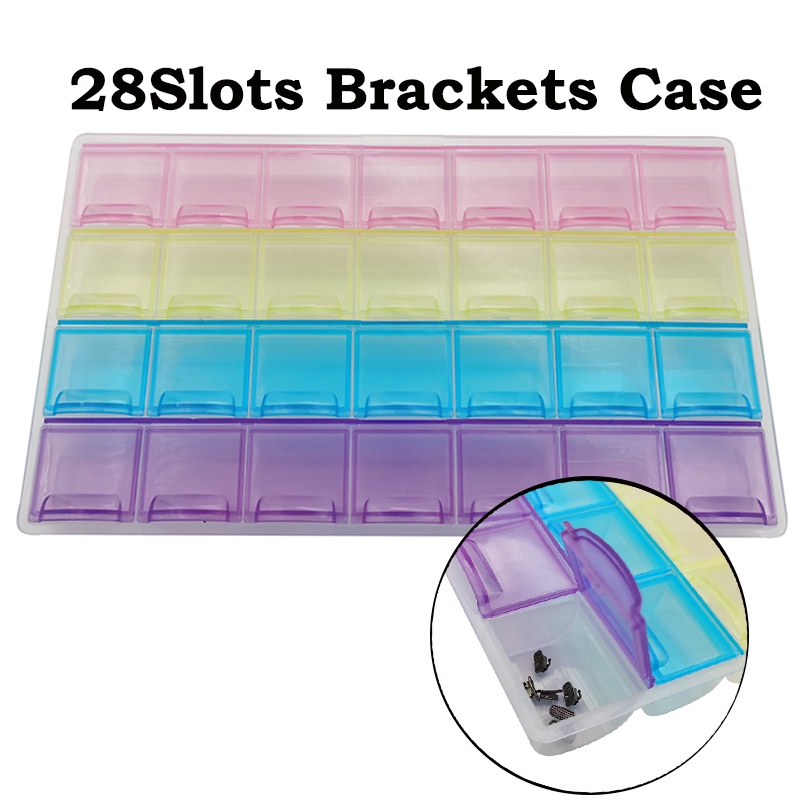 Dental Materials Case Orthodontic Materials Brackets with Ring Buccal