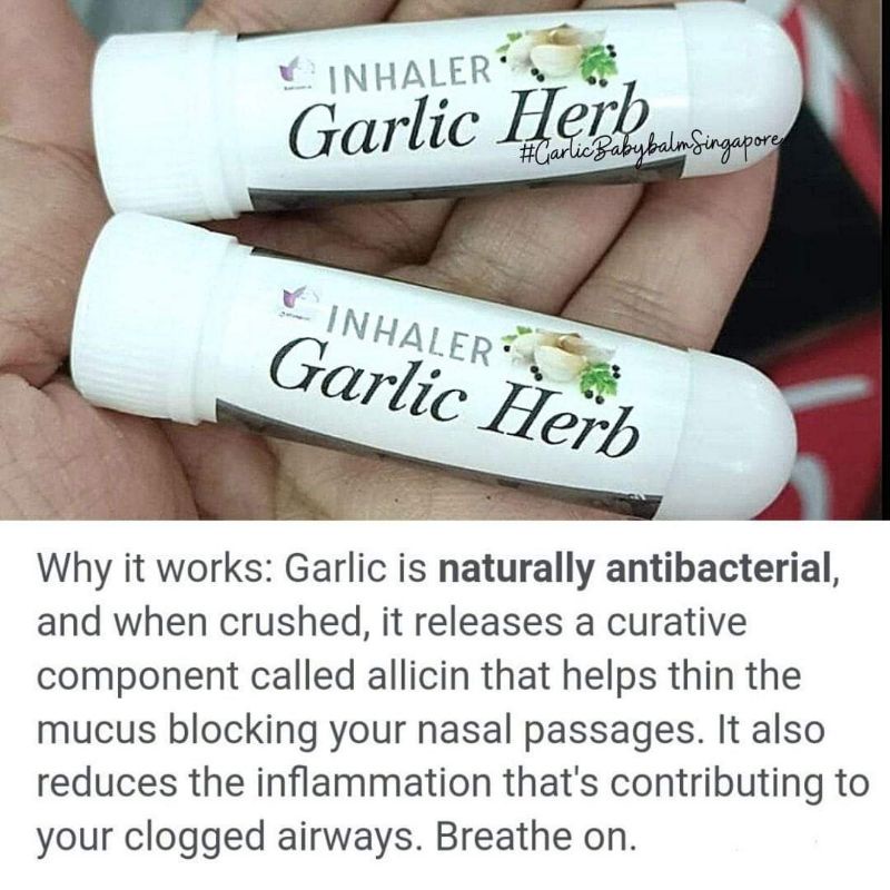 Inhaler Garlic Herb By Susuk Manja Inhaler Bawang Putih Batuk Kahak