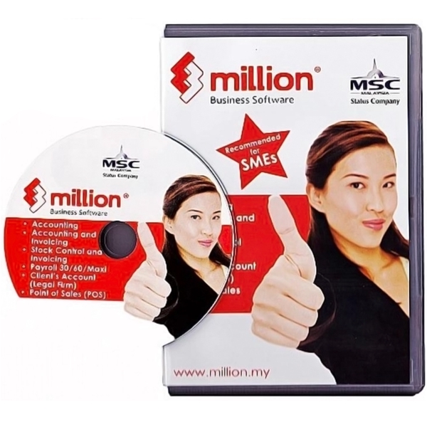 Million Accounting Software POS Installation CD - Point of Sales ...