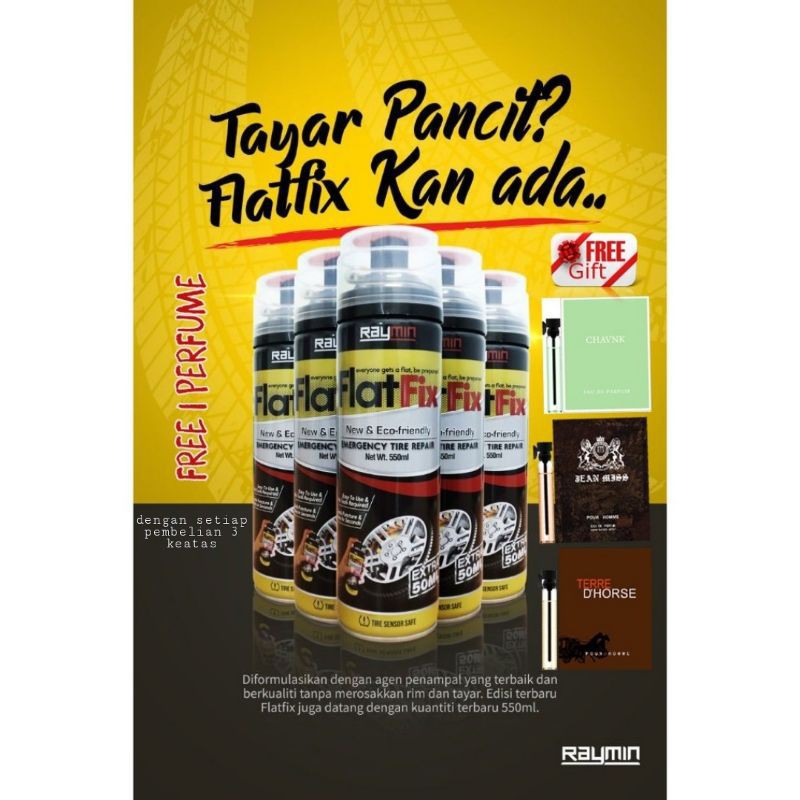 Ready stock [OFFICIAL WARRANTY] +550ml Original Raymin Flatfix Alat ...