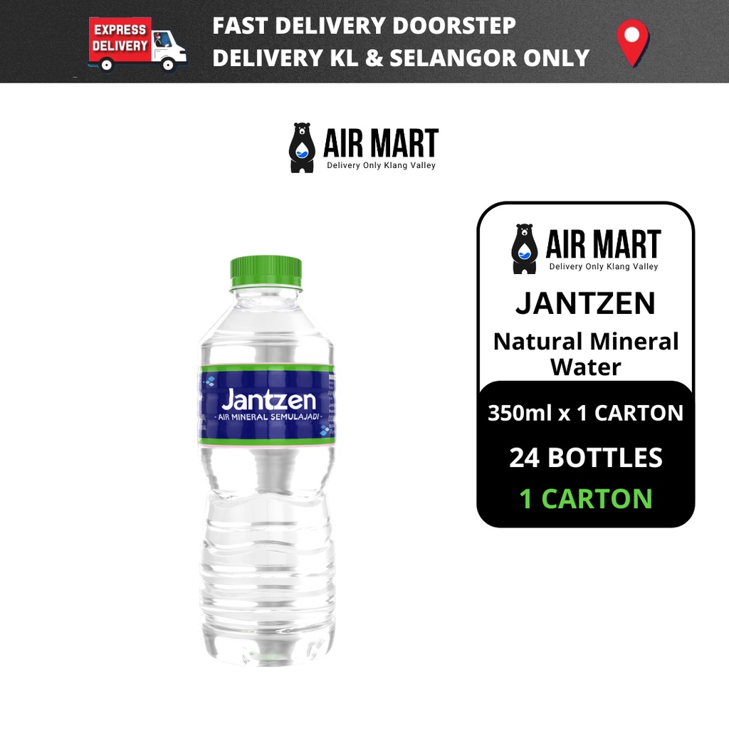 Air Mart JANTZEN 350ML Mineral Water 1 Cartons(24 bottles / 350ML ...