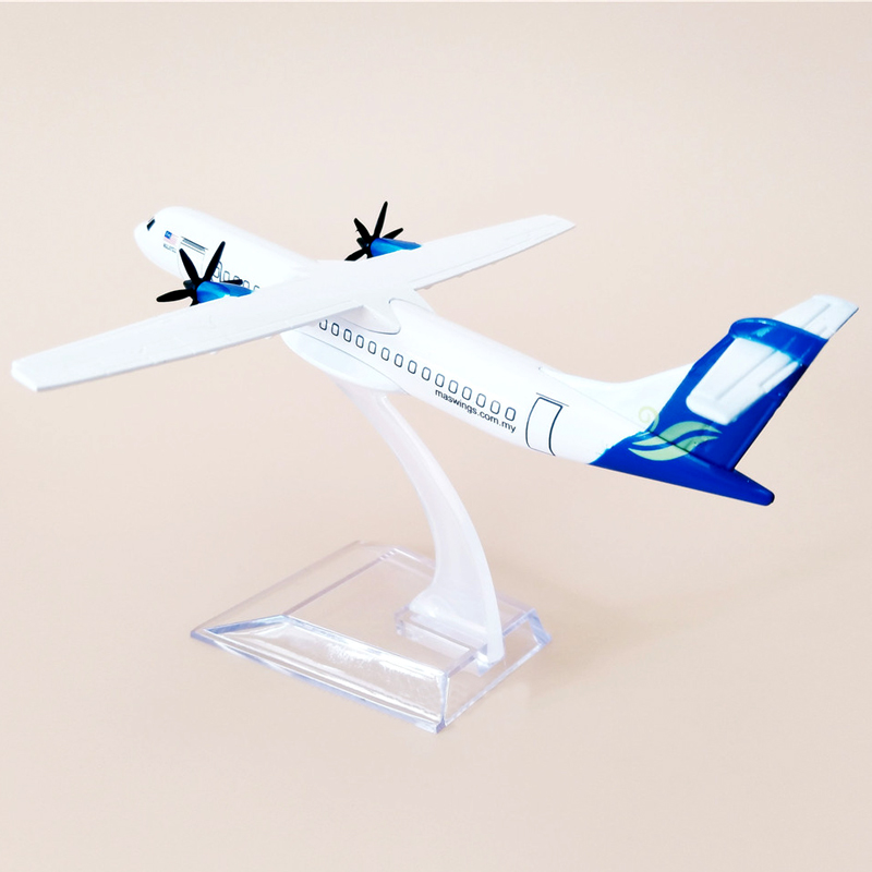 Malaysia ATR Aircraft Model MASwings ATR-72-500 Diecast Metal Airplane ...