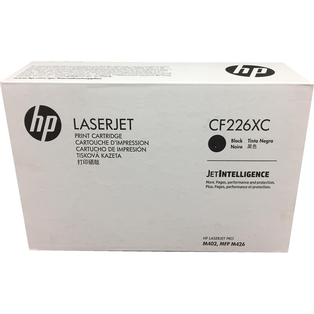 Hp Cartridge CF226XC Genuine 9000 pages Highcap 26X M402 MFP M426 226 ...