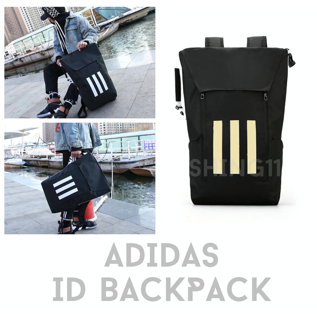 ADIDAS WaterProof Dirt Resistant ID BACKPACK Shopee Malaysia