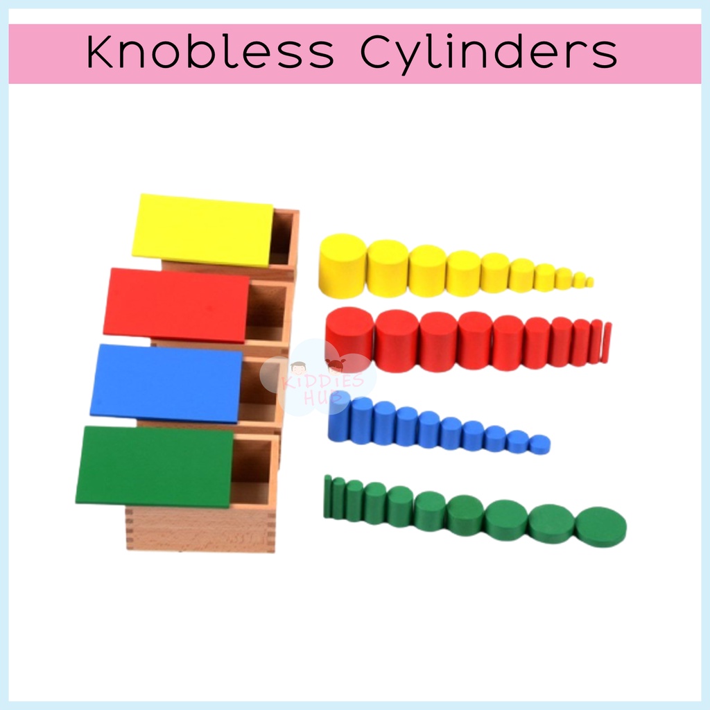 MONTESSORI Knobless Cylinders | Shopee Malaysia