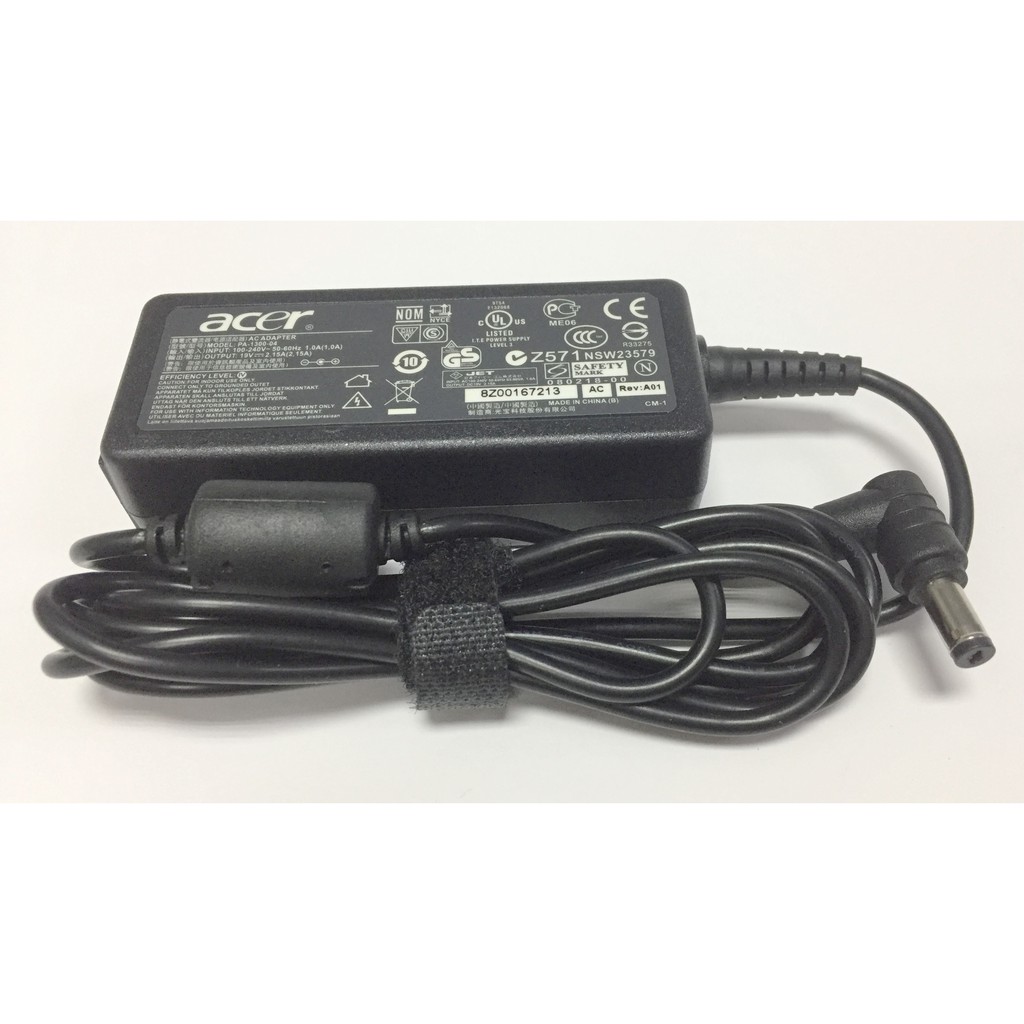 ALIMENTATORE NETBOOK ACER 19V 2.15A 40W 5.5x1.7MM DEDICATO ASPIRE ONE (PA1900