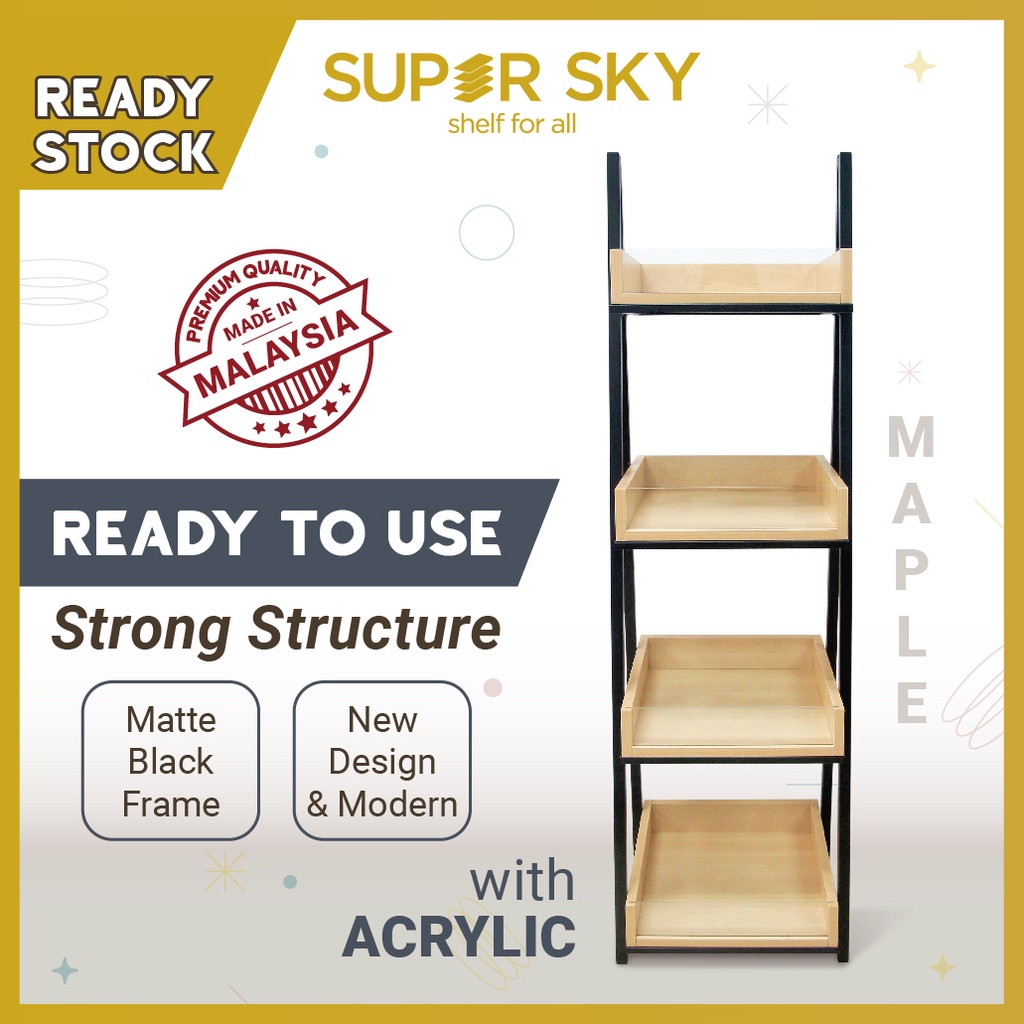 A Stand With Transparent Front Acrylic Candy & Snacks Rack Promotion ...