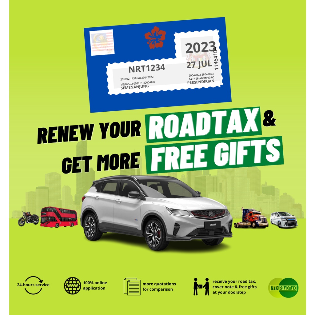 Renew Road Tax | Quotation Takaful | Kereta Motor Lori Bas | Car ...