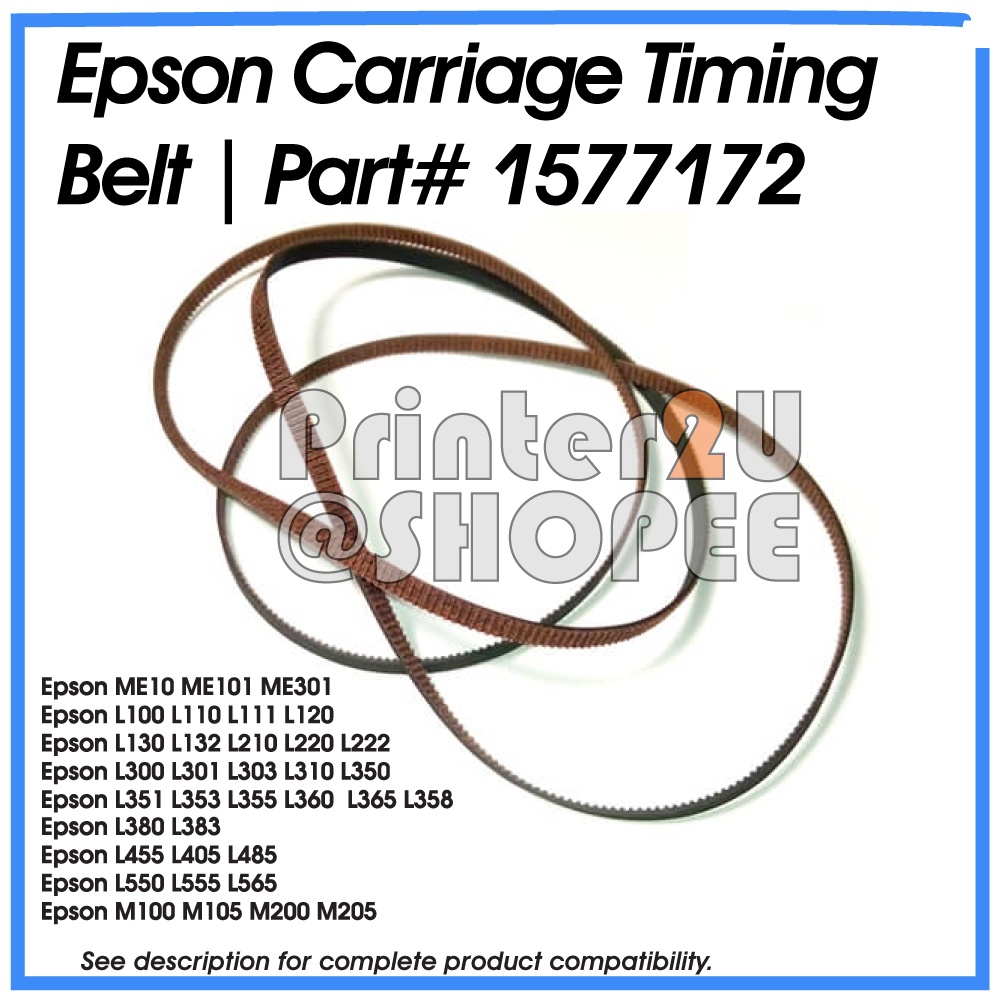 Epson Printer Carriage Timing Belt L210 L110 L120 L220 L350 L360 L380 L355 L365 L455 L405 L550 4001