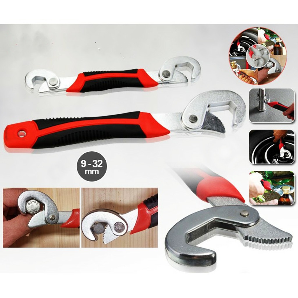 Two Pieces Multi-Function 9-32mm Universal Adjustable Spanner