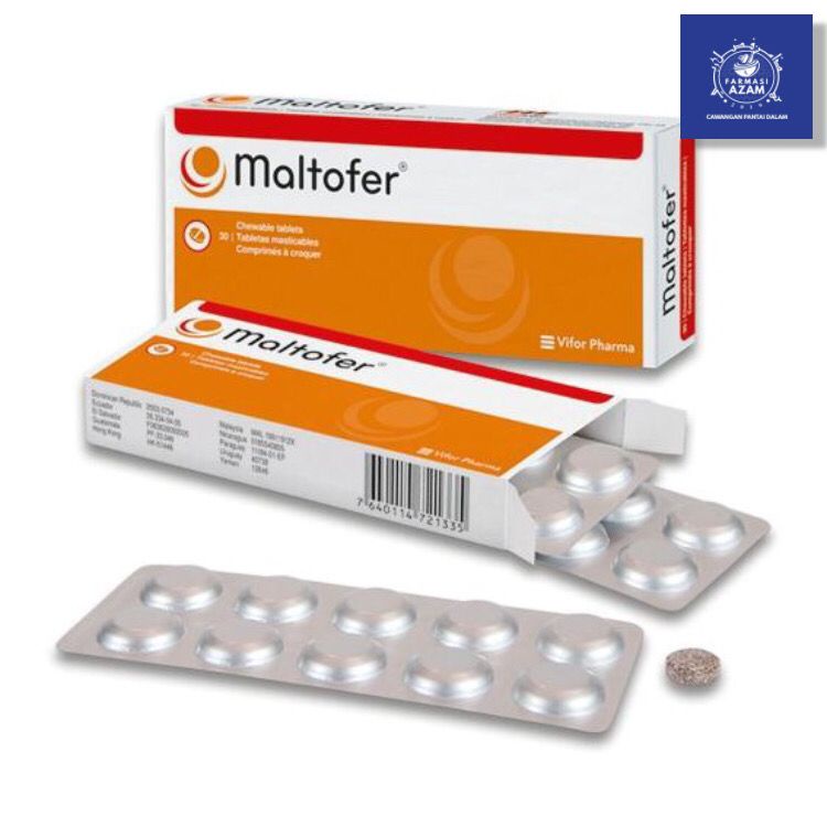 MALTOFER CHEWABLE TABLET 30'S (EXP: 05/2024) | Shopee Malaysia