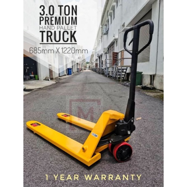 Premium Heavy Duty 3.0 Ton Hydraulic Manual Hand Pallet Truck