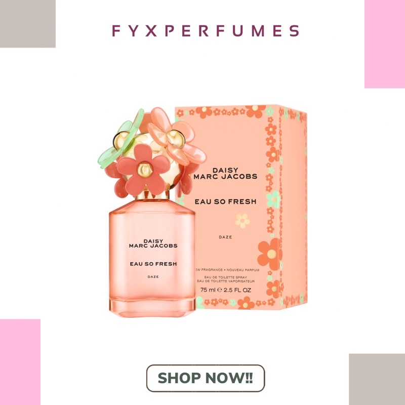 Marc Jacob Eau So Fresh Daze New in Box 100ml Shopee Malaysia