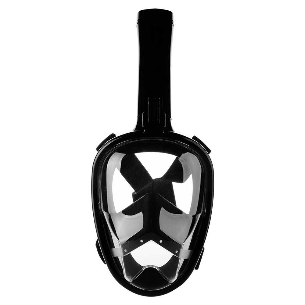 Full Face Scuba Diving Snorkel Mask Set 180 Degree View For Camera ...