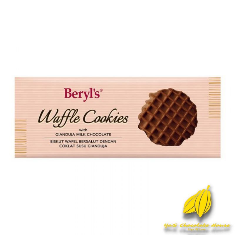 BERYL'S WAFFLE COOKIES COATED WITH GIANDUJA WHITE CHOCOLATE 80G ...