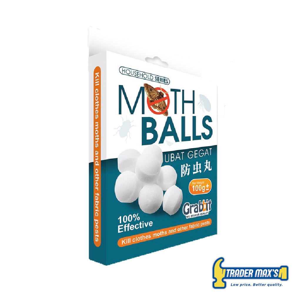 GRABBIT MOTH BALL 100GRAM Trader Max's Low price. Better quality