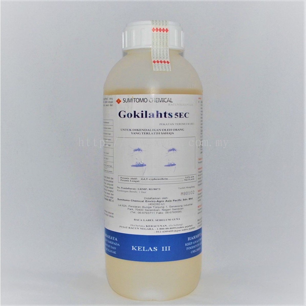 Ready Stock Gokilats 5EC Pest Control Chemical 1litre Manufacture Date ...