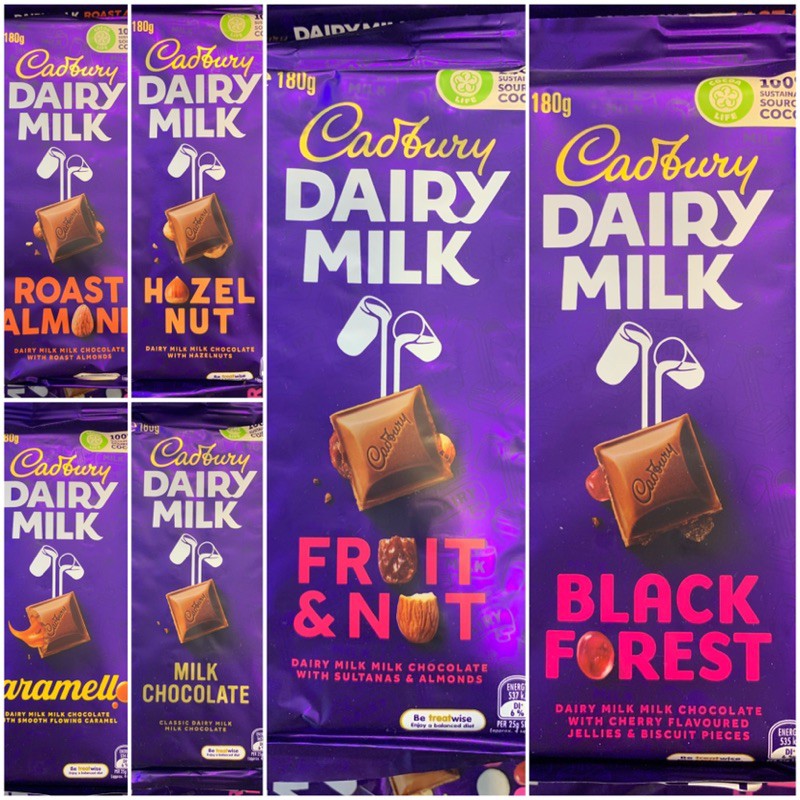 Coklat Langkawi Cadbury Dairy Milk Imported Australia 180g | Shopee ...