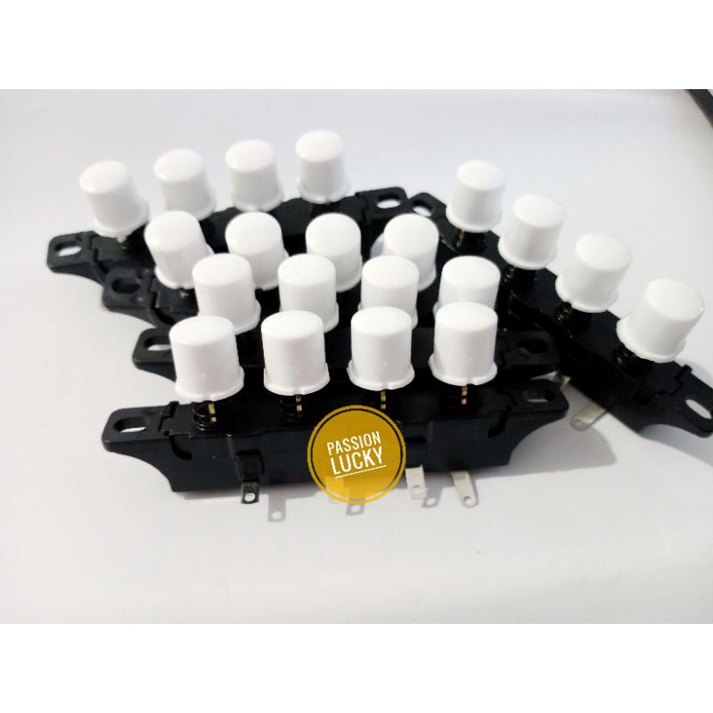 PUTIH TOMBOL HITAM Button/switch/on OFF SWITCH Fan Black And White ...