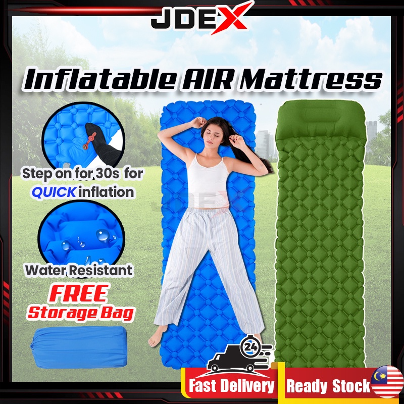 JDEX Camping Air Sleeping Pad Ultralight Air Bed Mattress 5cm Thickness