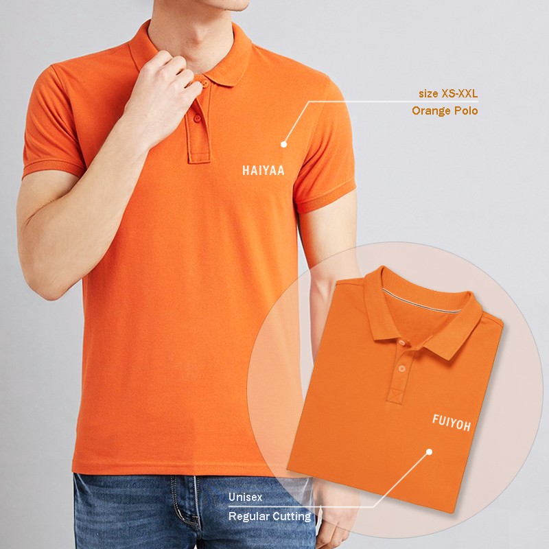 Uncle Roger Shirt | HAIYAA & FUIYOH | Orange Polo | Shopee Malaysia