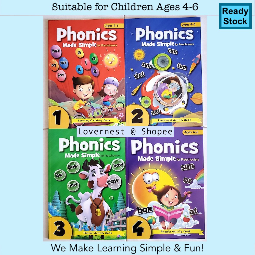 LOVERNEST Mind To Mind Phonics Made Simple for Preschoolers Learning