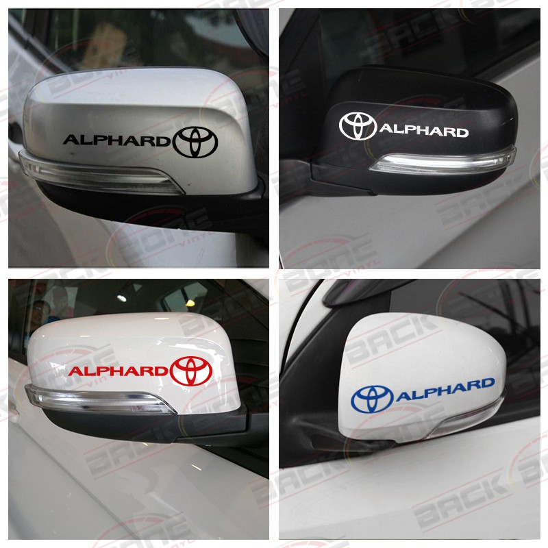 Toyota ALPHARD Side Mirror Sticker Car Logo | Shopee Malaysia
