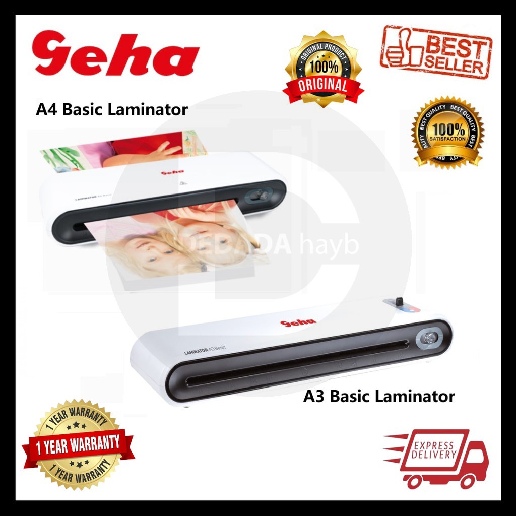 Geha Laminator Home & Office A4 /A3 Basic Shopee Malaysia