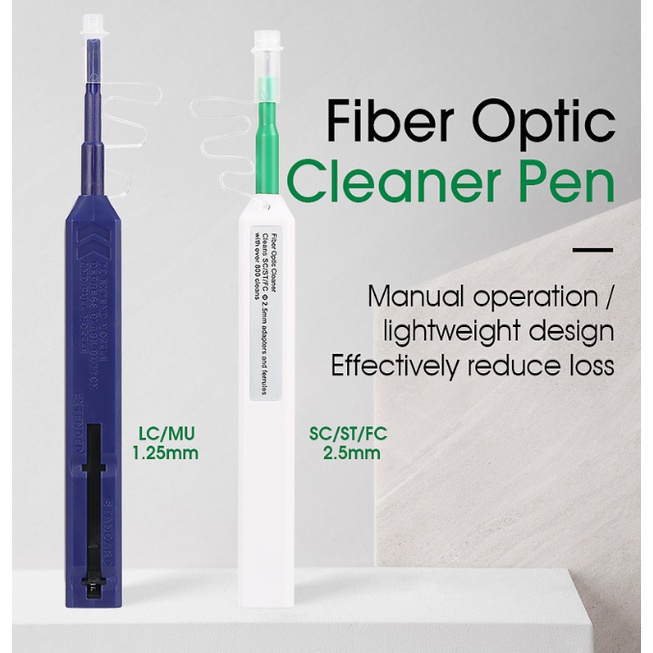 Fiber Optic Cleaner SC/FC/ST/LC Cleaner Tool 2.5mm Universal Connector ...
