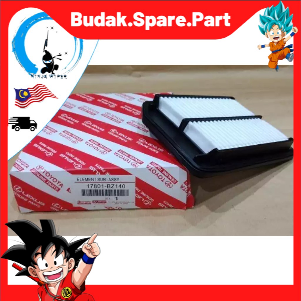 AIR FILTER PERODUA AXIA NEW MODEL BEZZA 1.0 [2017~2019] (17801-BZ140 ...