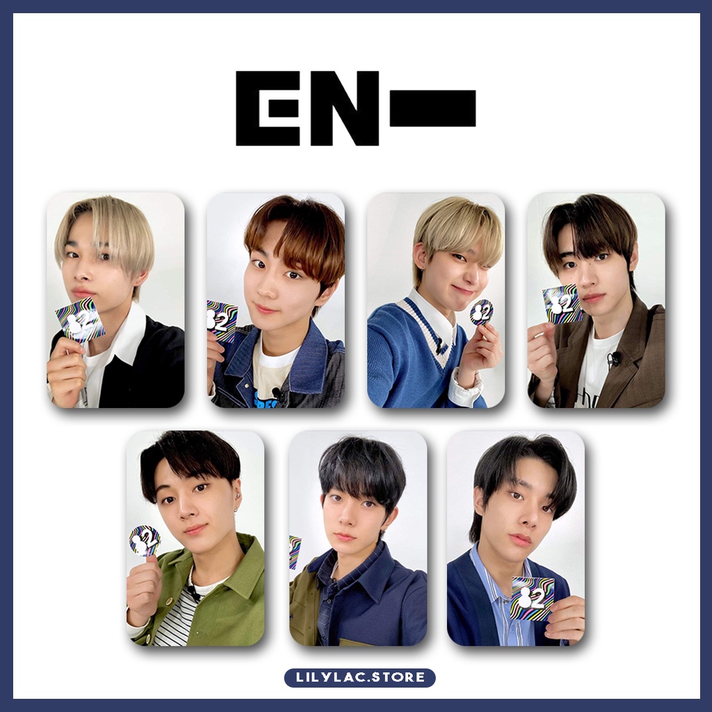 ENHY-PEN HELLO82 SELFIES COLLECTIONS SET 7PCS LOMOCARDS FANMADE FANKIT ...