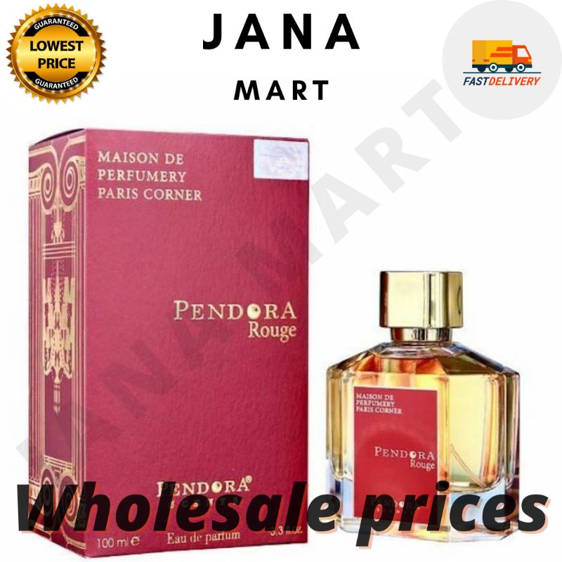 100ml Pendora Rouge EDP Spray Pendora Scents Fragrance Long-Lasting ...