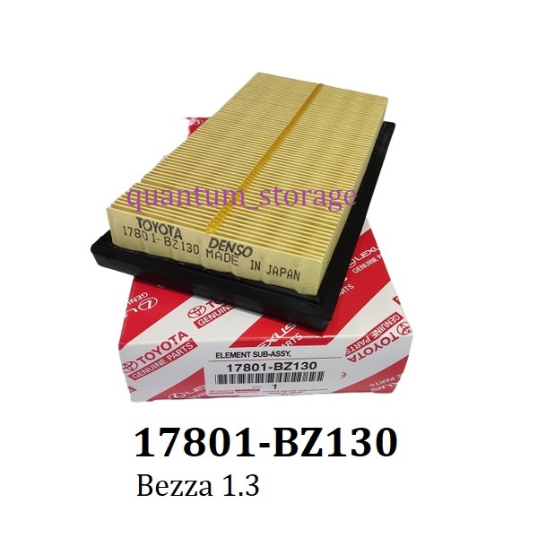 Perodua Engine Air Filter Cleaner 17801BZ130 Bezza 1.3 Shopee Malaysia