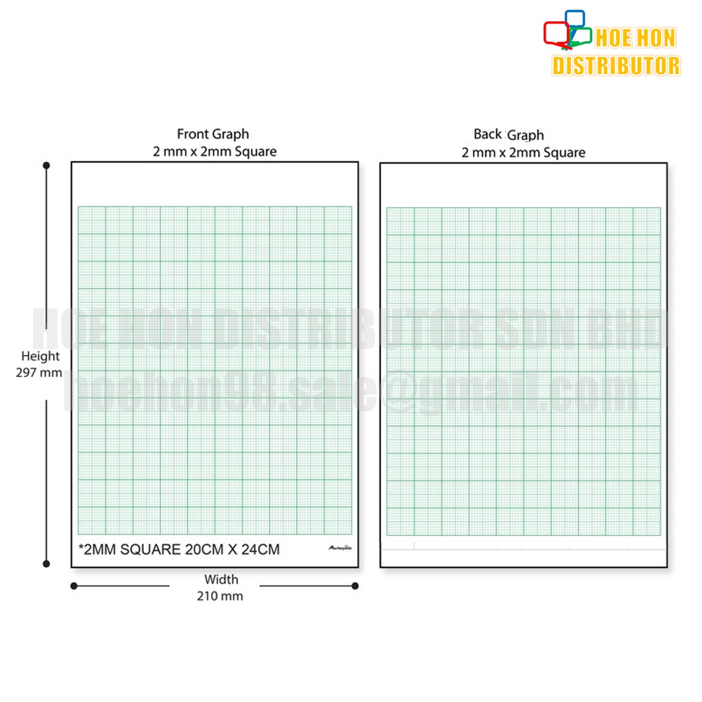 [Value] Science Graph Paper Grid A4 Kertas Graf Sains Isometric Square ...